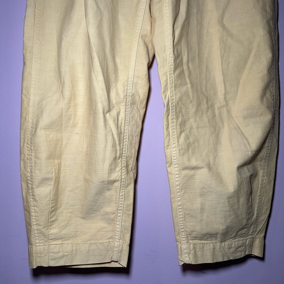 Everlane Yellow Casual Relaxed Fit Back To School Cargo Jogger Pants Size 6 - Picture 12 of 12